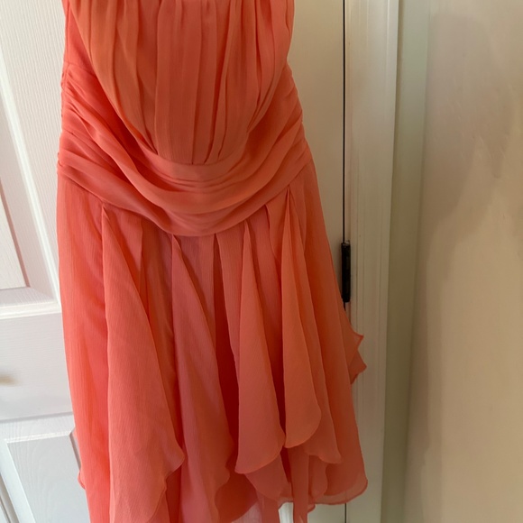 Davids bridal peach dress - Picture 2 of 3